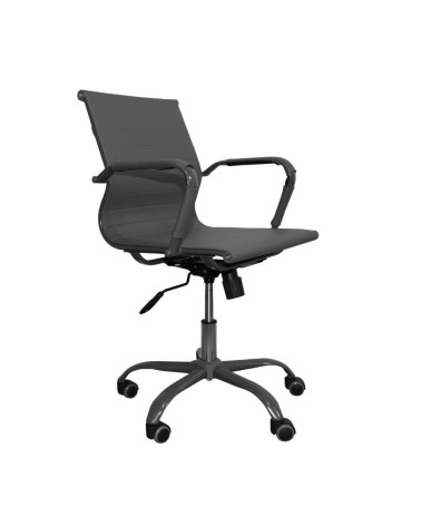 Poltrona da ufficio NuviaS con schienale basso colore grigio