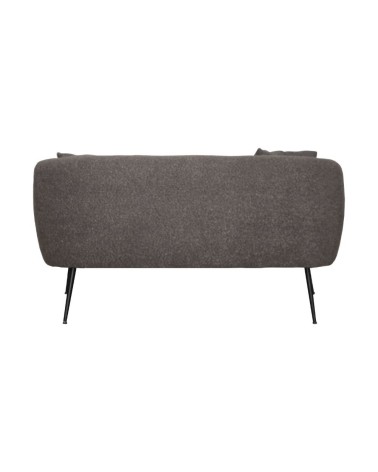 Divano imbottito Nuvia in tessuto Ascort colore grigio mouse