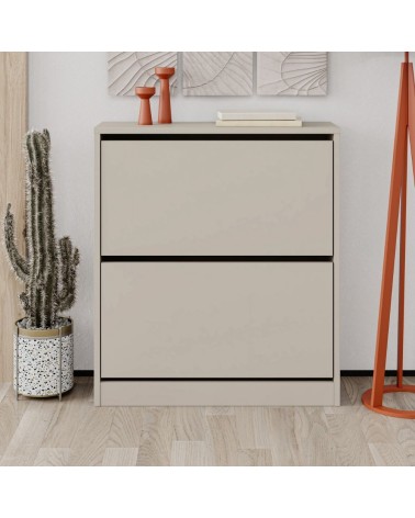 Scarpiera SHC520SAND due ante a ribalta cashmere