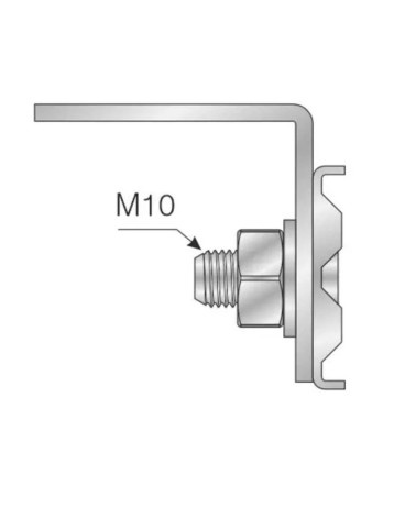 Staffe di sostegno per pensili in metallo