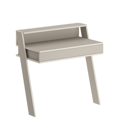 Scrivania da parete cashmere con cassetto Cowork 94 cm.