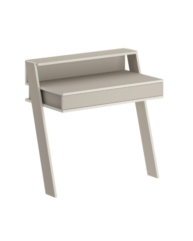 Scrivania da parete cashmere con cassetto Cowork 94 cm.