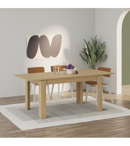 Tavolo allungabile Megaron colore rovere 120x80 cm.