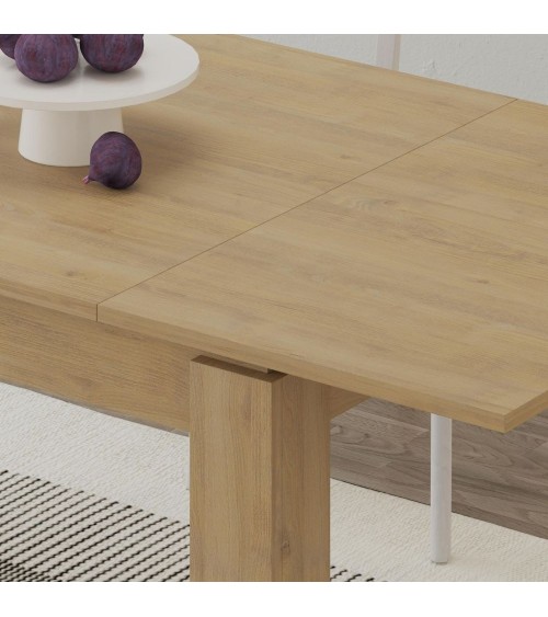 Tavolo allungabile Megaron colore rovere 120x80 cm.