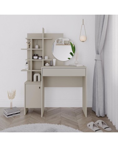 Toeletta da trucco Mup cashmere con vani a giorno