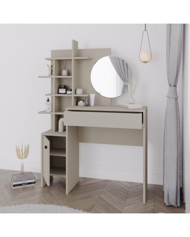 Toeletta da trucco Mup cashmere con vani a giorno