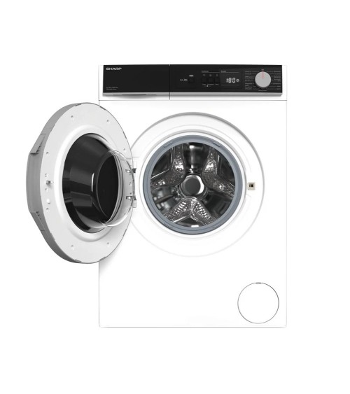 Lavatrice Sharp ESNFA714BW1NA libera installazione 7 kg 1400 giri motore inverter classe A