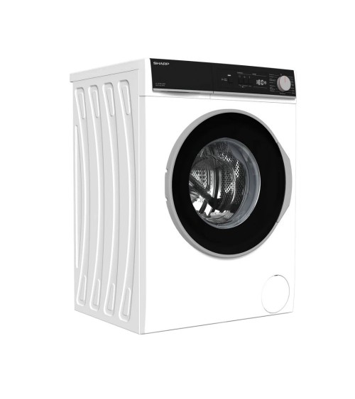 Lavatrice Sharp ESNFA714BW1NA libera installazione 7 kg 1400 giri motore inverter classe A