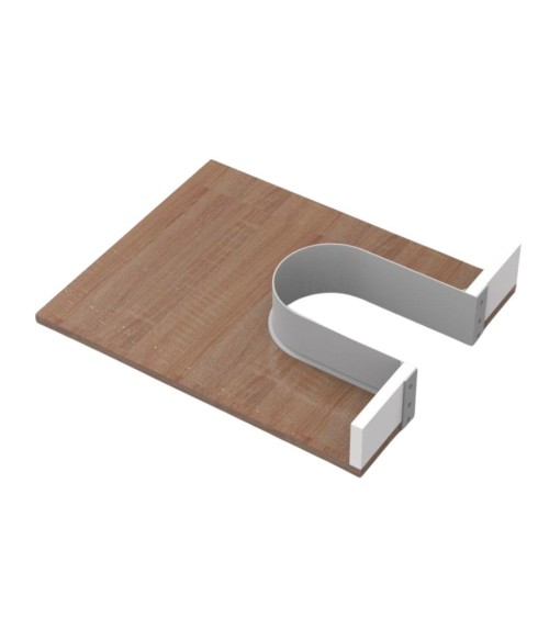Protezione per sifone a forma di U Omega1 colore grigio
