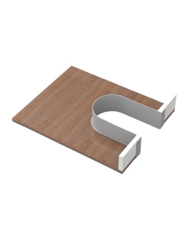 Protezione per sifone a forma di U Omega1 colore grigio