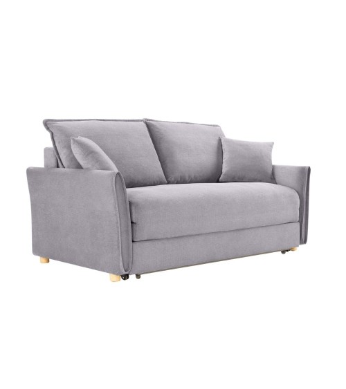 Divano letto Cassie con contenitore in Barrel 83 grigio