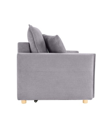 Divano letto Cassie con contenitore in Barrel 83 grigio