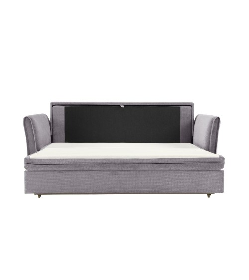 Divano letto Cassie con contenitore in Barrel 83 grigio