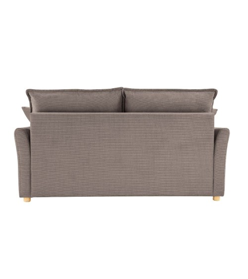 Divano letto Cassie con contenitore in Barrel 19 taupe