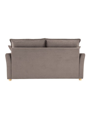 Divano letto Cassie con contenitore in Barrel 19 taupe