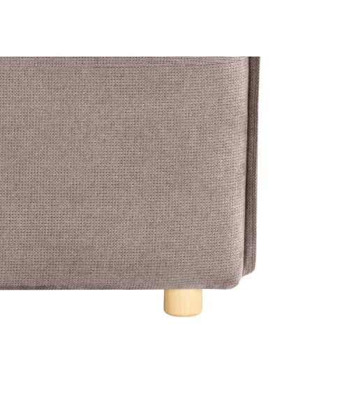 Divano letto Cassie con contenitore in Barrel 19 taupe