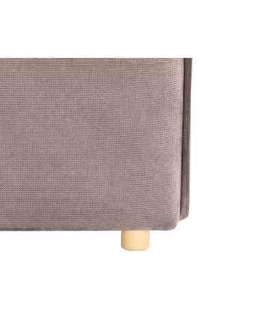 Divano letto Cassie con contenitore in Barrel 19 taupe