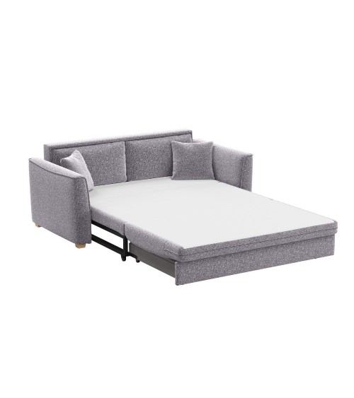 Divano letto Cosy con contenitore in Barrel 83 grigio