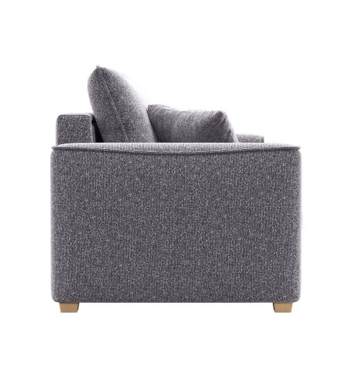 Divano letto Cosy con contenitore in Barrel 83 grigio