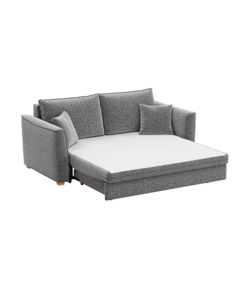 Divano letto Cosy con contenitore in Barrel 83 grigio