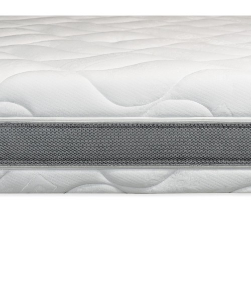 Materasso una piazza e mezza Supermemory25 con strato in memory foam 120x190x H 23cm. sfoderabile