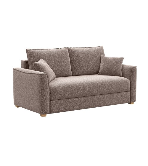 Divano letto Cosy con contenitore in Barrel 19 taupe