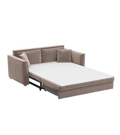 Divano letto Cosy con contenitore in Barrel 19 taupe
