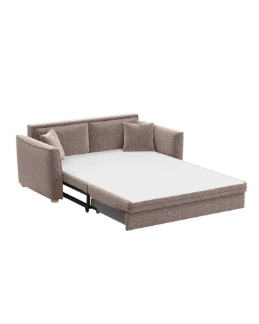 Divano letto Cosy con contenitore in Barrel 19 taupe