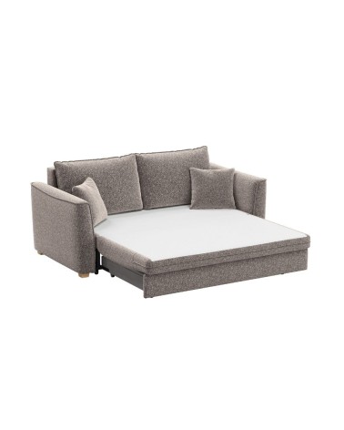 Divano letto Cosy con contenitore in Barrel 19 taupe