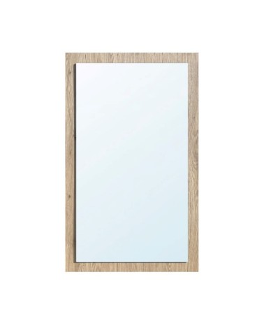 Specchiera America in legno noce con specchio in rilievo L 60 x H 105 cm.