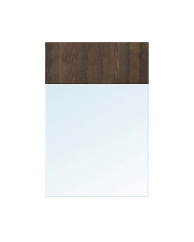 Specchiera Brown con dettaglio in legno L 70 x H 110 cm.