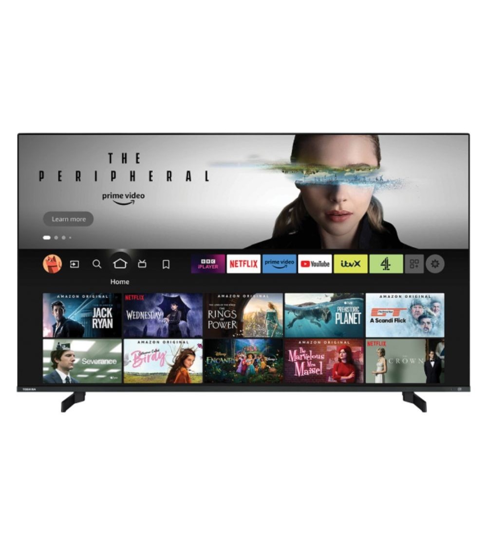 TV 55'' Toshiba 55QF5D63DA QLED 4K Smart tv classe F