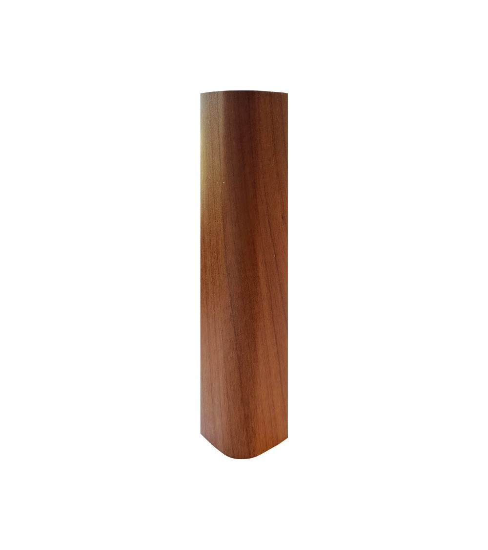 Angolare per zoccolo 90° R12 in ciliegio H 12 cm.