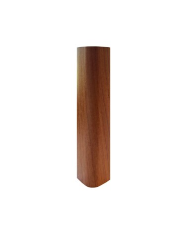 Angolare per zoccolo 90° R12 in ciliegio H 12 cm.