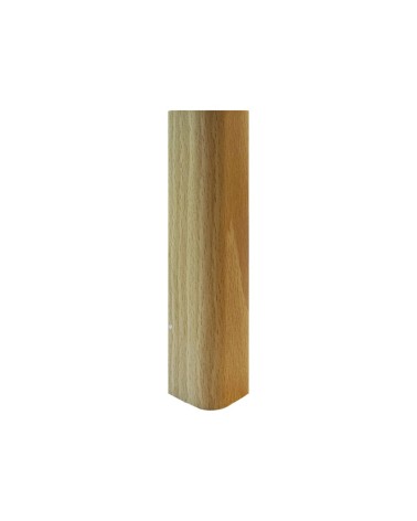 Angolare per zoccolo 90° R12 in faggio H 10 cm.