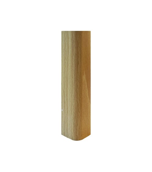 Angolare per zoccolo 90° R12 in faggio H 12 cm.