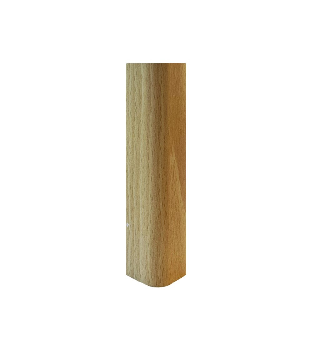 Angolare per zoccolo 90° R12 in faggio H 12 cm.