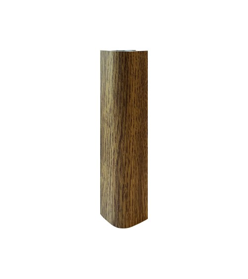 Angolare per zoccolo 90° R12 in rovere H 12 cm.