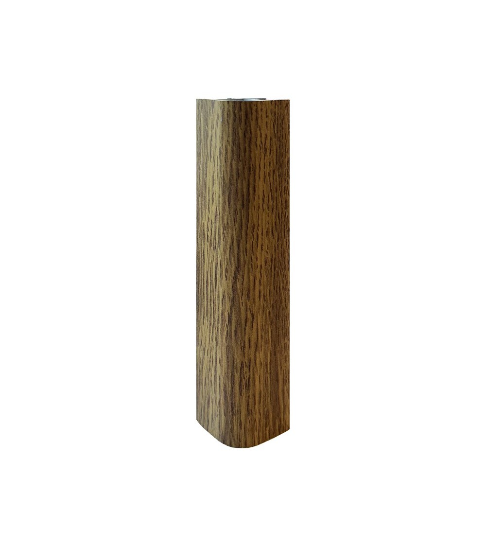 Angolare per zoccolo 90° R12 in rovere H 12 cm.