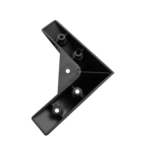 Piedino per mobile in platica nero H 15 cm.