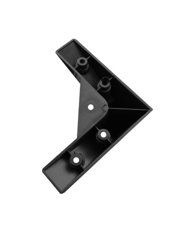 Piedino per mobile in platica nero H 15 cm.