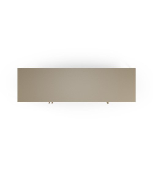 Credenza Fayna19353 in metallo con 2 ante e 3 cassetti colore sabbia