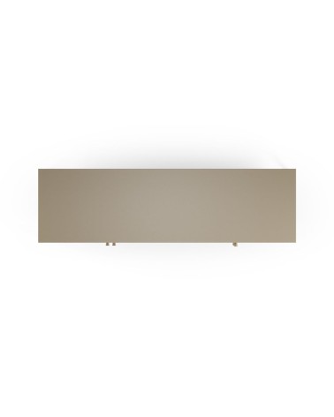 Credenza Fayna19353 in metallo con 2 ante e 3 cassetti colore sabbia