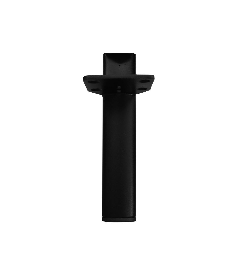 Piedino per mobile Scoby in acciaio colore nero H 15 cm.