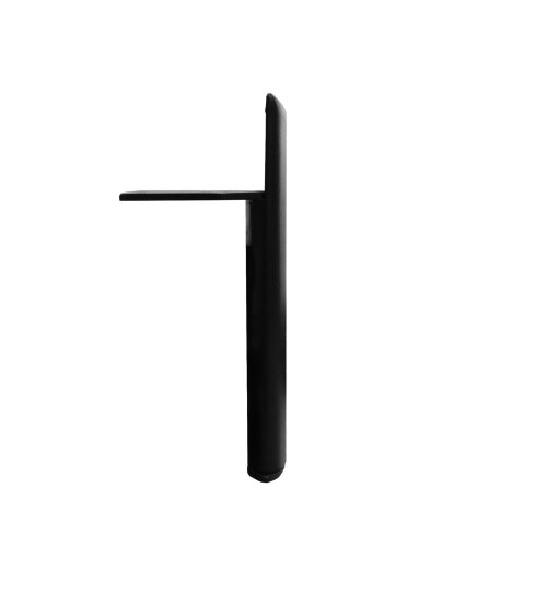 Piedino per mobile Scoby in acciaio colore nero H 15 cm.