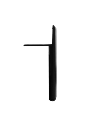 Piedino per mobile Scoby in acciaio colore nero H 15 cm.