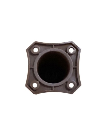 Piedino per mobile Y08MA in plastica colore marrone
