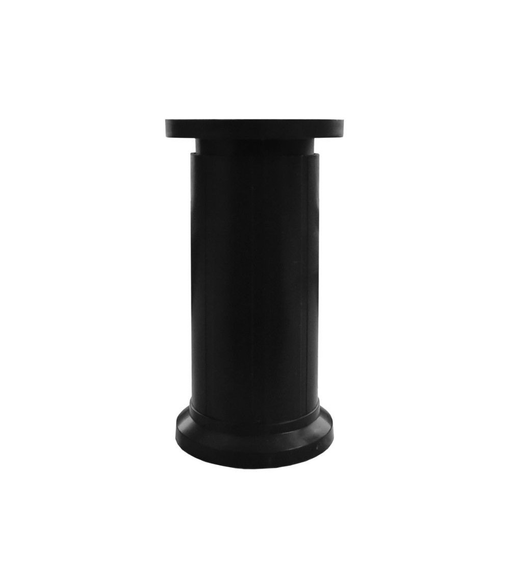 Piedino per mobile in plastica nero H 12 cm.