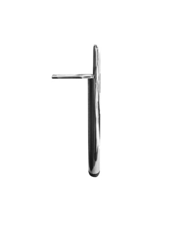 Piedino per mobile Scoby in acciaio cromato H 15 cm.