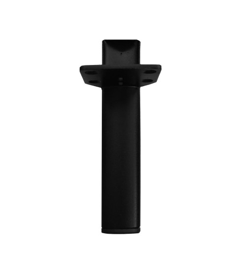 Piedino per mobile Scoby in acciaio colore nero H 17 cm.